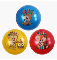 М`яч гумовий C 72534 (500) діаметр - 21 см, в пакеті, ВИДАЄТЬСЯ ТІЛЬКИ МІКС ВИДІВ