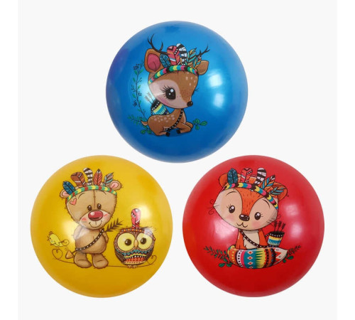 М`яч гумовий C 72534 (500) діаметр - 21 см, в пакеті, ВИДАЄТЬСЯ ТІЛЬКИ МІКС ВИДІВ