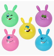 М`яч для фітнесу C 74524 (80) діаметр 30 см, висота з вушками - 40 см, у пакеті, ВИДАЄТЬСЯ МІКС