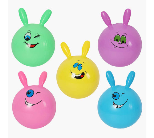 М`яч для фітнесу C 74524 (80) діаметр 30 см, висота з вушками - 40 см, у пакеті, ВИДАЄТЬСЯ МІКС