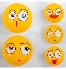 М'яч гумовий C 44678 (500) 5 видів, діаметр 20 см, вага 60 грам, ВИДАЄТЬСЯ ТІЛЬКИ МІКС ВИДІВ