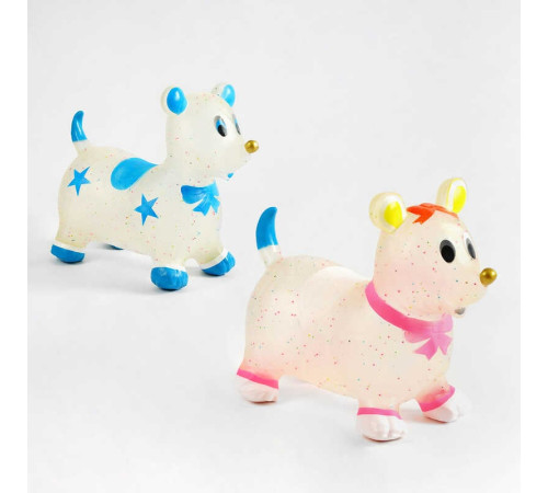 Стрибун гумовий M 48562 (30) 2 види, "Собачка", вага 1300 грамів, у пакеті