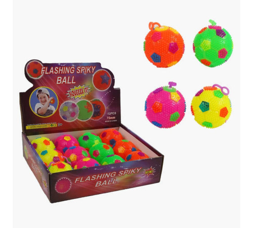 М`яч стрибун C 70422 (30) ЦІНА ЗА 12 ШТУК В БЛОЦІ, підсвічування, пискавка, в коробці