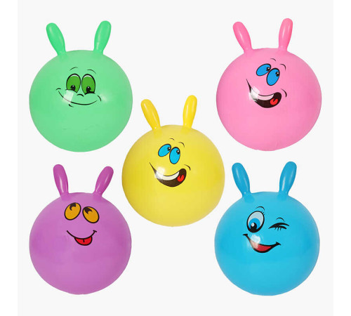 М`яч для фітнесу C 74525 (60) діаметр 35 см, висота з вушками - 40 см, у пакеті, ВИДАЄТЬСЯ МІКС