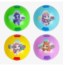 М`яч гумовий С 60278 (300) діаметр - 13 см, в пакеті, ВИДАЄТЬСЯ МІКС