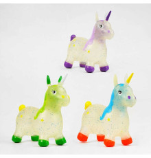 Стрибун гумовий С 59402 (30) 3 види, "Єдиноріг", вага 1300 грамів, у пакеті, ВИДАЄТЬСЯ ТІЛЬКИ МІКС ВИДІВ