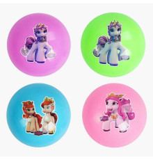 М`яч гумовий С 60279 (300) діаметр - 14 см, в пакеті, ВИДАЄТЬСЯ МІКС