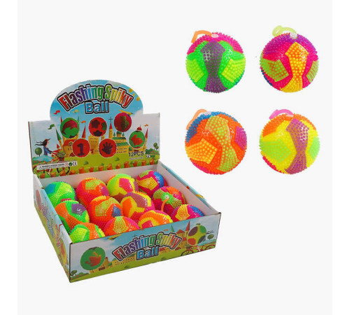 М`яч стрибун C 70424 (30) ЦІНА ЗА 12 ШТУК В БЛОЦІ, підсвічування, пискавка, в коробці