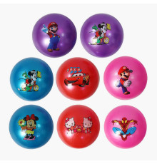 М’яч гумовий F 43262 (600) 4 кольори, діаметр - 18 см, ВИДАЄТЬСЯ ТІЛЬКИ МІКС ВИДІВ