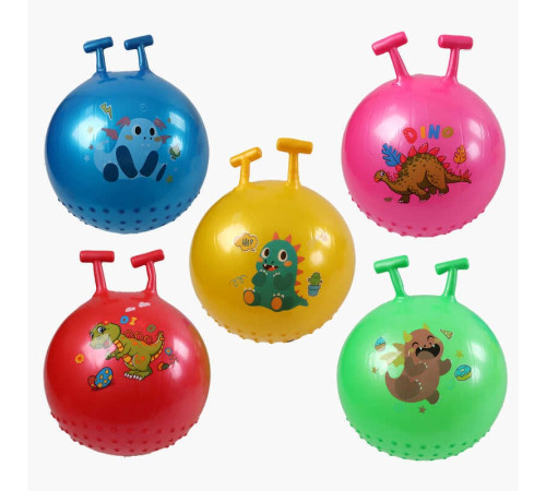 Стрибун гумовий C 72549 (80) діаметр - 41 см, в пакеті, ВИДАЄТЬСЯ ТІЛЬКИ МІКС ВИДІВ