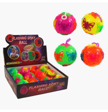 М`яч стрибун C 70425 (30) ЦІНА ЗА 12 ШТУК В БЛОЦІ, підсвічування, пискавка, в коробці