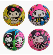 М`яч гумовий C 70951 (600) діаметр 18 см, у пакеті, ВИДАЄТЬСЯ ТІЛЬКИ МІКС ВИДІВ