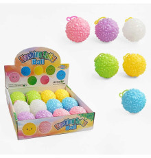 М’яч стрибун C 66568 (30) ЦІНА ЗА 12 ШТУК В КОРОБЦІ, підсвічування, пискавка, в коробці