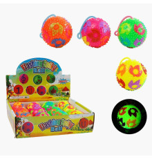 М`яч стрибун C 68775 (24) ЦІНА ЗА 12 ШТУК В БЛОЦІ, підсвічування, пискавка, в коробці