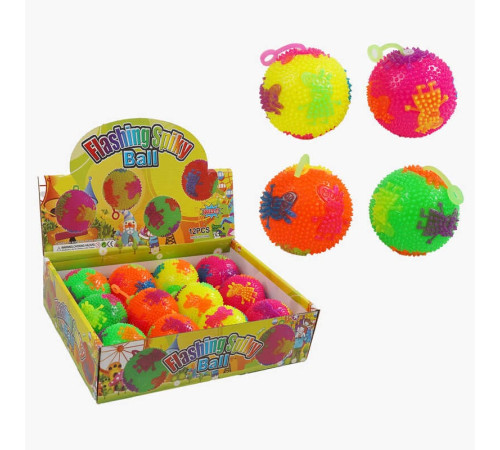 М`яч стрибун C 70426 (30) ЦІНА ЗА 12 ШТУК В БЛОЦІ, підсвічування, пискавка, в коробці