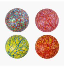 М`яч гумовий С 70479 (500) 4 види, діаметр - 10 см, ВИДАЄТЬСЯ ТІЛЬКИ МІКС ВИДІВ