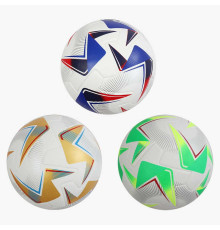 М`яч футбольний M 50363 (30) 3 види, вага 420 грамів, матеріал PU, гумовий балон, ВИДАЄТЬСЯ ТІЛЬКИ МІКС ВИДІВ