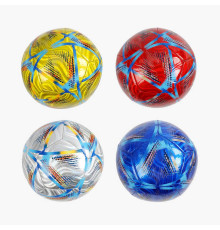 М`яч футбольний С 70295 (80) 4 види, розмір №5, матеріал м`яка EVA, 310-330 грамів, гумовий балон, ВИДАЄТЬСЯ ТІЛЬКИ МІКС ВИДІВ