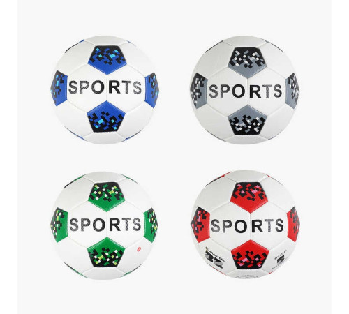 М`яч футбольний C 70150 (60) 4 кольори, розмір №5, матеріал TPE, 310-330 грамів, гумовий балон, ВИДАЄТЬСЯ ТІЛЬКИ МІКС ВИДІВ – в наличии! Купите сейчас у KAZKOVA