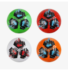 М`яч футбольний C 70300 (80) 4 види, вага 300-310 грамів, гумовий балон, матеріал PVC, розмір №5, ВИДАЄТЬСЯ МІКС