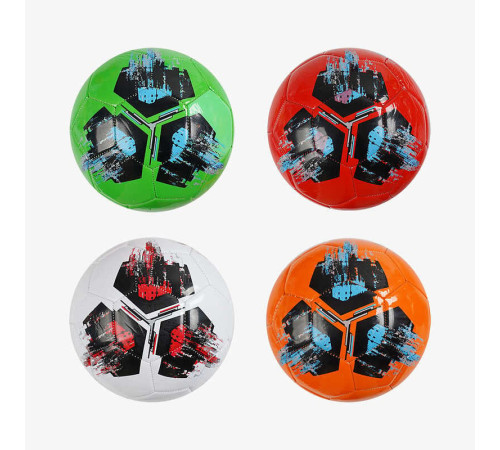 М`яч футбольний C 70300 (80) 4 види, вага 300-310 грамів, гумовий балон, матеріал PVC, розмір №5, ВИДАЄТЬСЯ МІКС – в наличии! Купите сейчас у KAZKOVA