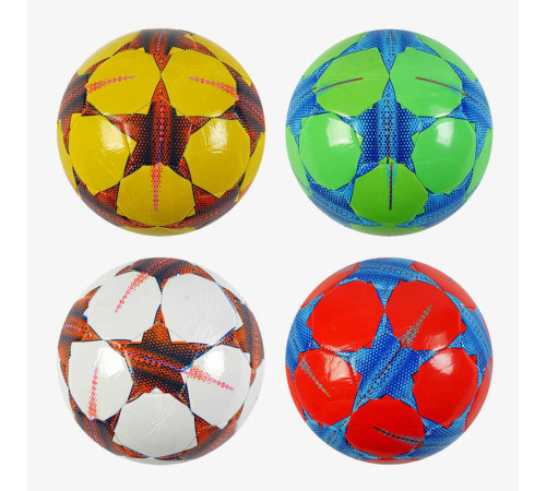 М'яч футбольний C 62394 (80) 4 кольори, вага 300-310 грамів, гумовий балон, матеріал PVC, розмір №5, ВИДАЄТЬСЯ МІКС М'яч футбольний C 62394 (80) 4 кольори, вага 300-310 грамів, гумовий балон, матеріал PVC, розмір №5, ВИДАЄТЬСЯ МІКС