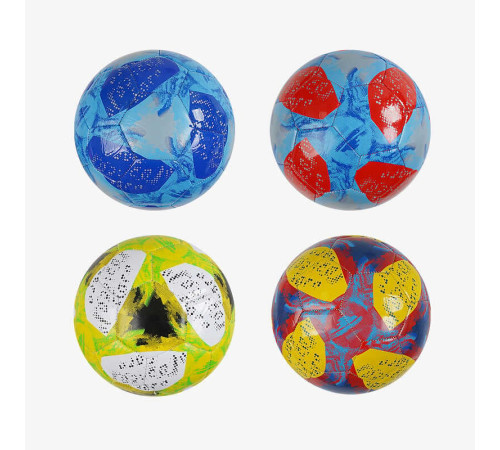 М`яч футбольний C 70301 (80) 4 види, вага 300-310 грамів, гумовий балон, матеріал PVC, розмір №5, ВИДАЄТЬСЯ МІКС – в наличии! Купите сейчас у KAZKOVA