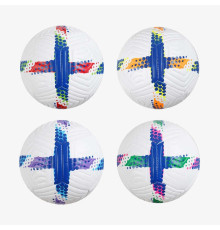 М`яч футбольний C 70319 (60) 4 види, розмір №5, матеріал TPE, 310-330 грамів, гумовий балон, ВИДАЄТЬСЯ ТІЛЬКИ МІКС ВИДІВ