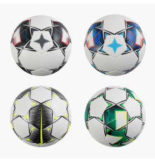 М'яч футбольний C 44620 (30) 4 види, вага 420 грам, матеріал PU, балон гумовий, клеєний, (поставляється накаченим на 90), ВИДАЄТЬСЯ ТІЛЬКИ МІКС ВИДІВ