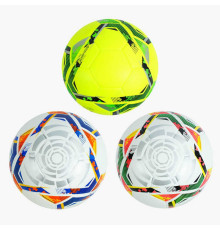 М`яч футбольний C 64625 (30) 3 види, вага 420 грамів, матеріал PU, балон гумовий, клеєний, (поставляється накачаним на 90), ВИДАЄТЬСЯ ТІЛЬКИ МІКС ВИДІВ