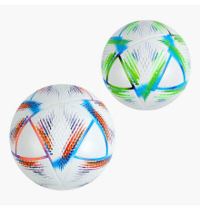 М`яч футбольний C 62418 (30) 2 види, вага 420 грамів, матеріал PU, балон гумовий, клеєний, (поставляється накаченим на 90)