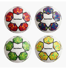 М`яч футбольний C 70287 (40) 4 види, вага 420 грамів, матеріал PU, балон гумовий, клеєний, (поставляється накачаним на 90), ВИДАЄТЬСЯ ТІЛЬКИ МІКС