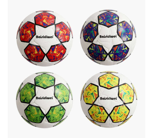 М`яч футбольний C 70287 (40) 4 види, вага 420 грамів, матеріал PU, балон гумовий, клеєний, (поставляється накачаним на 90), ВИДАЄТЬСЯ ТІЛЬКИ МІКС – в наличии! Купите сейчас у KAZKOVA