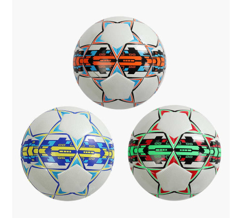 М'яч футбольний C 44621 (30) 3 види, вага 420 грамів, матеріал PU, балон гумовий, клеєний, (поставляється накачаним на 80), ВИДАЄТЬСЯ ТІЛЬКИ МІКС ВИДІВ – в наличии! Купите сейчас у KAZKOVA