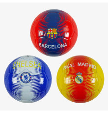 М'яч футбольний C 62399 (80) 3 кольори, вага 300-310 грамів, гумовий балон, матеріал PVC, розмір №5, ВИДАЄТЬСЯ МІКС