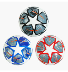 М`яч футбольний C 64626 (30) 3 види, вага 420 грам, матеріал PU, балон гумовий, клеєний, (поставляється накачаним на 90), ВИДАЄТЬСЯ ТІЛЬКИ МІКС ВИДІВ