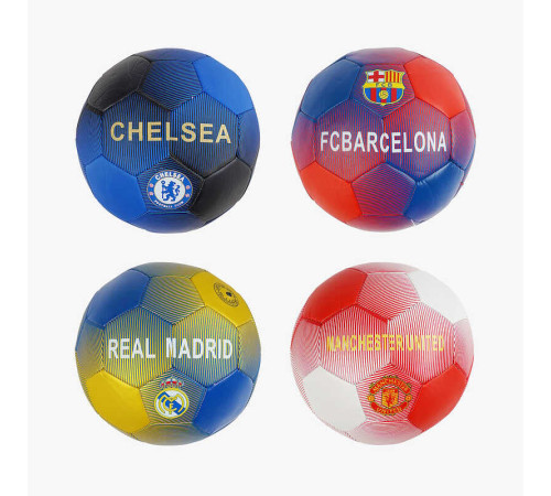 М`яч футбольний C 70305 (80) 4 види, вага 300-310 грамів, гумовий балон, матеріал PVC, розмір №5, ВИДАЄТЬСЯ МІКС – в наличии! Купите сейчас у KAZKOVA