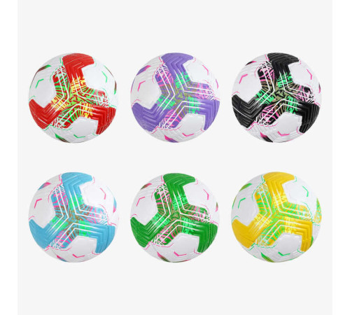 М`яч футбольний C 70321 (60) 6 кольорів, розмір №5, матеріал TPE, 310-330 грамів, гумовий балон, ВИДАЄТЬСЯ ТІЛЬКИ МІКС ВИДІВ – в наличии! Купите сейчас у KAZKOVA