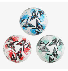 М`яч футбольний C 70335 (50) 3 види, вага 420 грамів, матеріал PU, балон гумовий, розмір №5, ВИДАЄТЬСЯ ТІЛЬКИ МІКС ВИДІВ