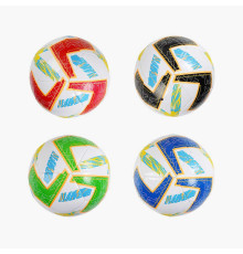 М`яч футбольний С 70148 (60) 4 види, розмір №5, матеріал м`яка EVA, 310-330 грамів, гумовий балон, ВИДАЄТЬСЯ ТІЛЬКИ МІКС ВИДІВ