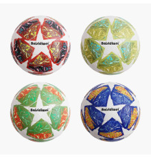 М`яч футбольний C 70288 (40) 4 види, вага 420 грамів, матеріал PU, балон гумовий, клеєний, (поставляється накачаним на 90), ВИДАЄТЬСЯ ТІЛЬКИ МІКС