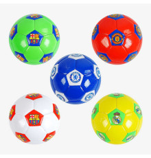 М`яч футбольний C 62426 (180) 5 видів, матеріал PVC, балон гумовий, розмір №2