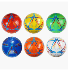 М`яч футбольний C 70164 (100) 6 кольорів, розмір №5, матеріал PVC, 260-270 грамів, гумовий балон, ВИДАЄТЬСЯ ТІЛЬКИ МІКС ВИДІВ