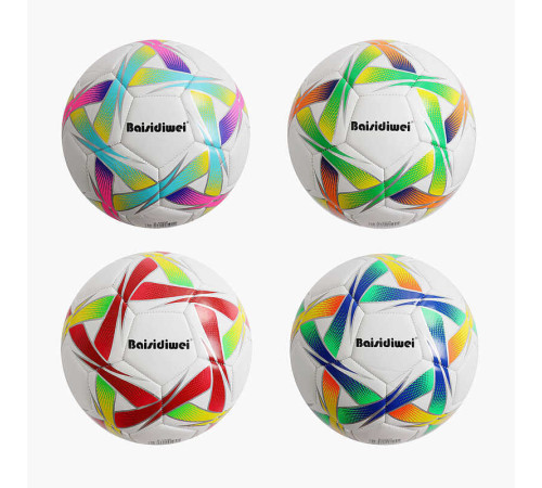 М`яч футбольний C 70251 (60) 4 види, вага 400-420 грамів, матеріал PU, балон гумовий, розмір №5, ВИДАЄТЬСЯ ТІЛЬКИ МІКС ВИДІВ