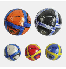 М`яч футбольний С 55987 (50) 5 видів, вага 320-340 грамів, матеріал TPU, гумовий балон, розмір №5, МІКС ВИДІВ