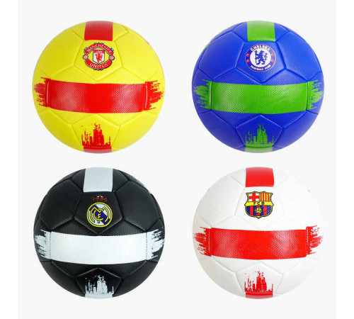 М'яч футбольний C 64696 (60) 4 види, вага 300-330 грамів, матеріал м'який PVC, ВИДАЄТЬСЯ ТІЛЬКИ МІКС ВИДІВ – в наличии! Купите сейчас у KAZKOVA М'яч футбольний C 64696 (60) 4 види, вага 300-330 грамів, матеріал м'який PVC, ВИДАЄТЬСЯ ТІЛЬКИ МІКС ВИДІВ – в наличии! Купите сейчас у KAZKOVA