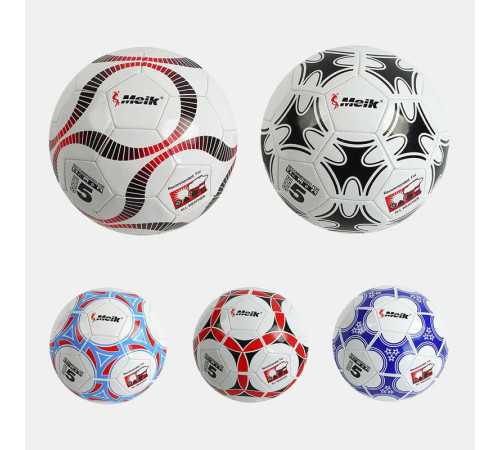 М`яч футбольний С 55988 (60) 5 видів, вага 300-310 грамів, гумовий балон, матеріал PVC, розмір №5, ВИДАЄТЬСЯ МІКС – в наличии! Купите сейчас у KAZKOVA М`яч футбольний С 55988 (60) 5 видів, вага 300-310 грамів, гумовий балон, матеріал PVC, розмір №5, ВИДАЄТЬСЯ МІКС – в наличии! Купите сейчас у KAZKOVA