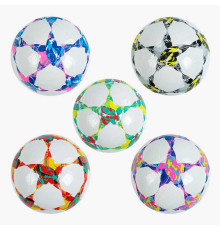 М`яч футбольний C 62406 (80) 5 видів, вага 310-330 грамів, матеріал м`який PVC, ВИДАЄТЬСЯ МІКС