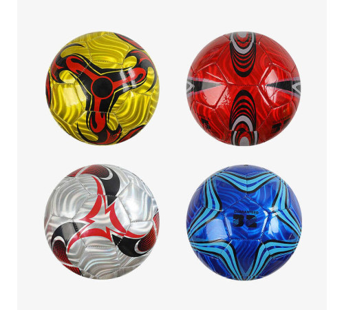 М`яч футбольний C 70310 (80) 4 види, матеріал м'який PVC, вага 330-350 грамів, гумовий балон, розмір №5, ВИДАЄТЬСЯ ТІЛЬКИ МІКС ВИДІВ – в наличии! Купите сейчас у KAZKOVA