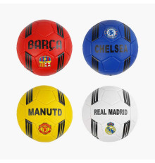 М`яч футбольний C 70325 (80) 4 кольори, розмір №5, матеріал PU, 320-330 грамів, гумовий балон, ВИДАЄТЬСЯ ТІЛЬКИ МІКС ВИДІВ